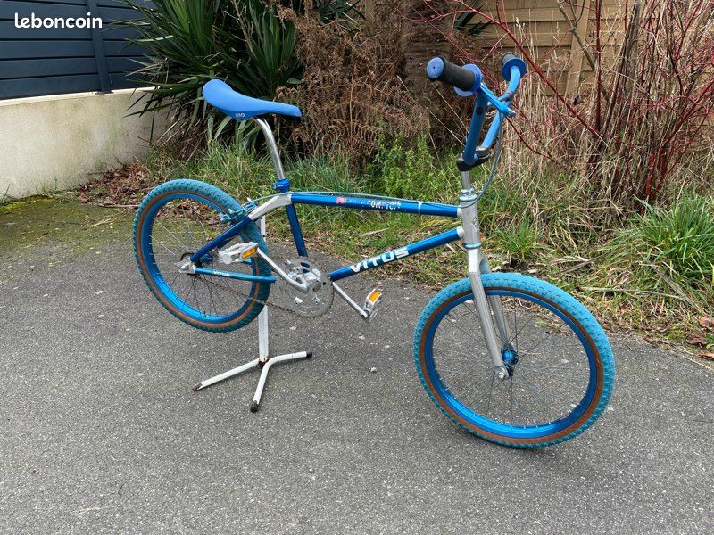 Lot De Pièces BMX Vintage / Vélo Bi Cross Ancien - Jaune - Pièces D'origine (bras, Pédalier, Etc.) - Occasion France