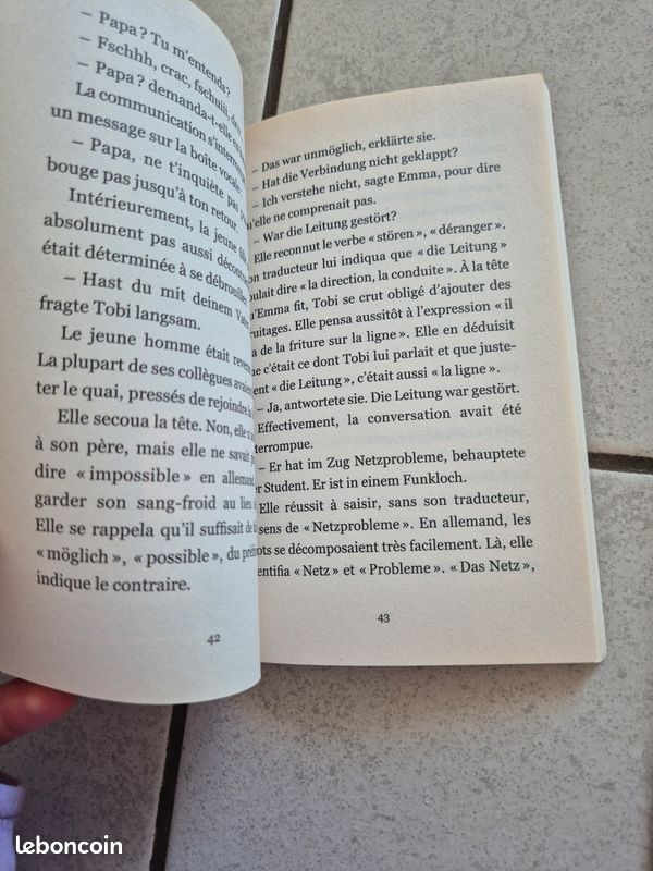 Roman bilingue en allemand et français Emma et la Japanische Mangaka (image 2)