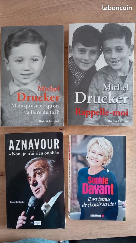 Livres Drucker/Aznavour/Davant (image 1)
