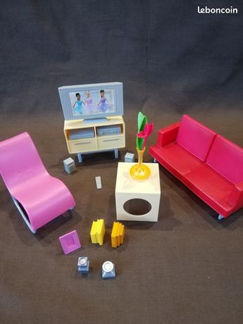 Ensemble Salon Living Room Barbie Décor Collection 2005 - Vintage Mattel