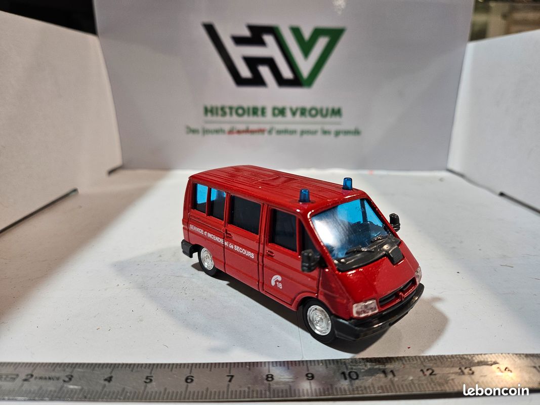 Renault Trafic Pompiers - 1/43 Mondo Voiture camion