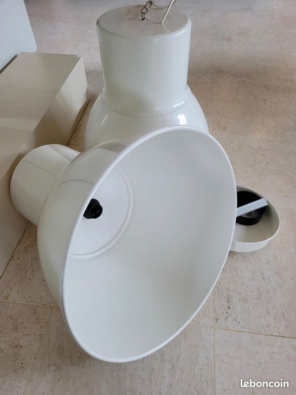 Deux suspensions IKEA métal Dia. 47 en bas et 25 en haut Hauteur 50 cm (image 5)