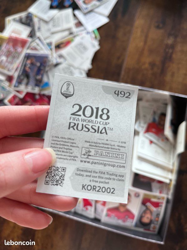 Lot de carte panini foot 2016, 2018, fier d’être bleu, et fifa 365 (image 3)