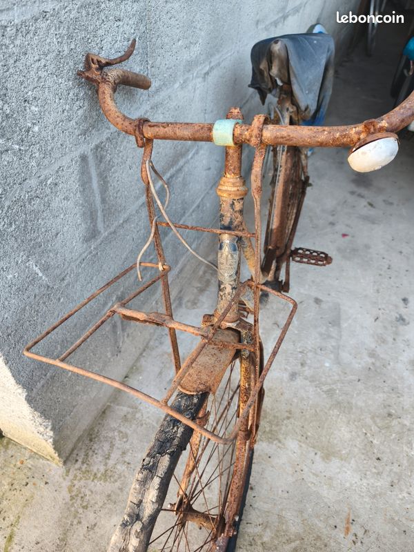 Ancien porte bagage repliable et adaptable pour très vieux vélo bicyclette (image 10)