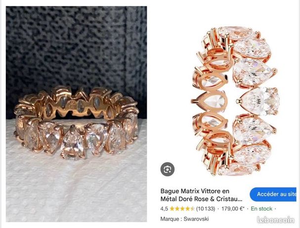 Bague Moderne – Taille 55 (circ. 55mm) – Occasion