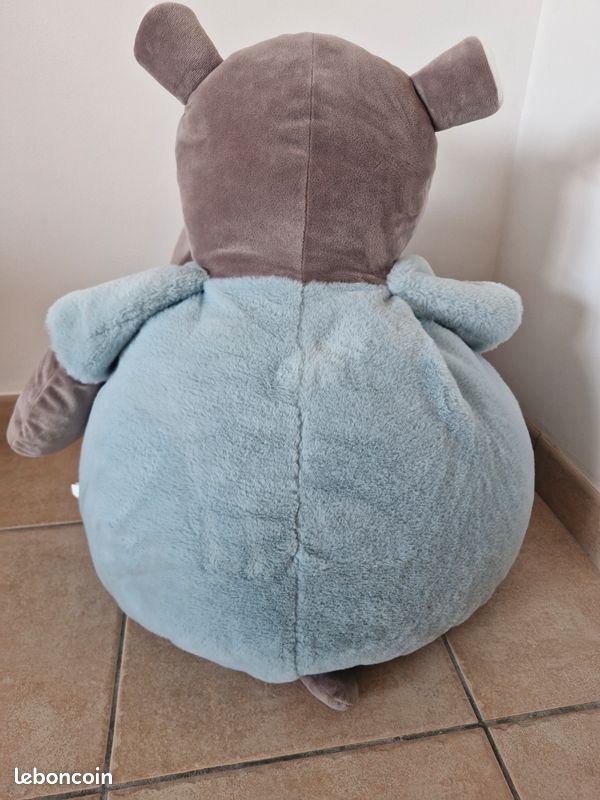 Grande peluche hippopotame (image 2)