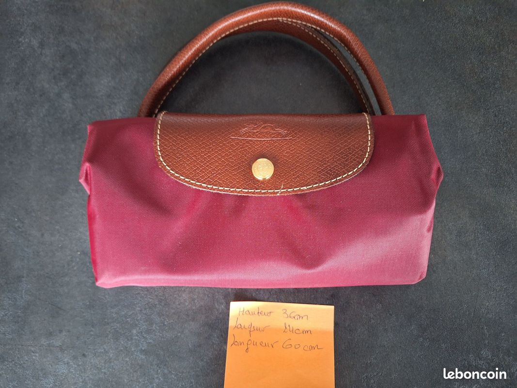 Sac Pliable rouge-Longchamp (image 1)