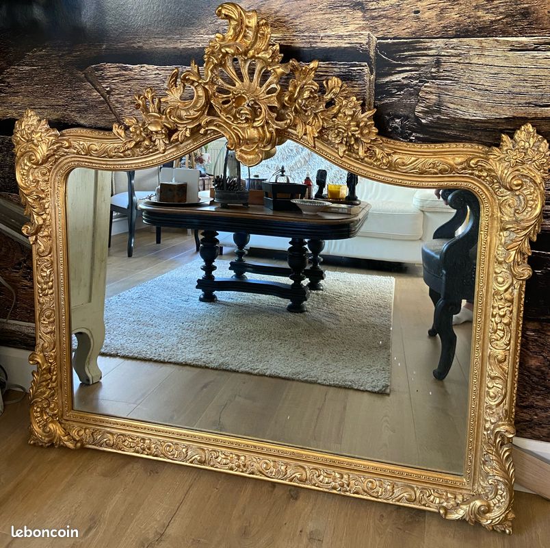 Miroir Trumeau, goût Louis XVI – 1900 | Antiquités Lecomte