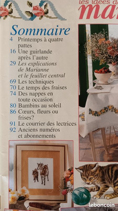 Magazines broderie et point de croix (image 8)