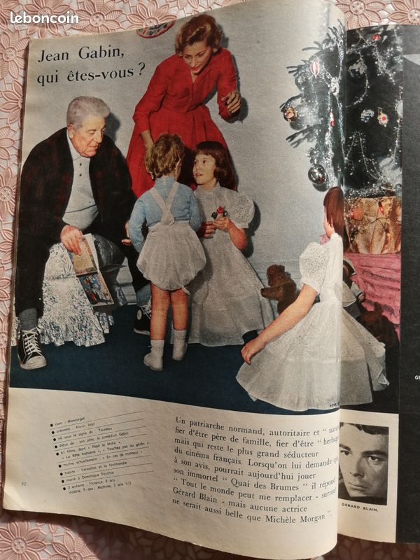 Vintage Magazine ELLE n°626 du 23 décembre 1957 - Michèle MORGAN (image 3)