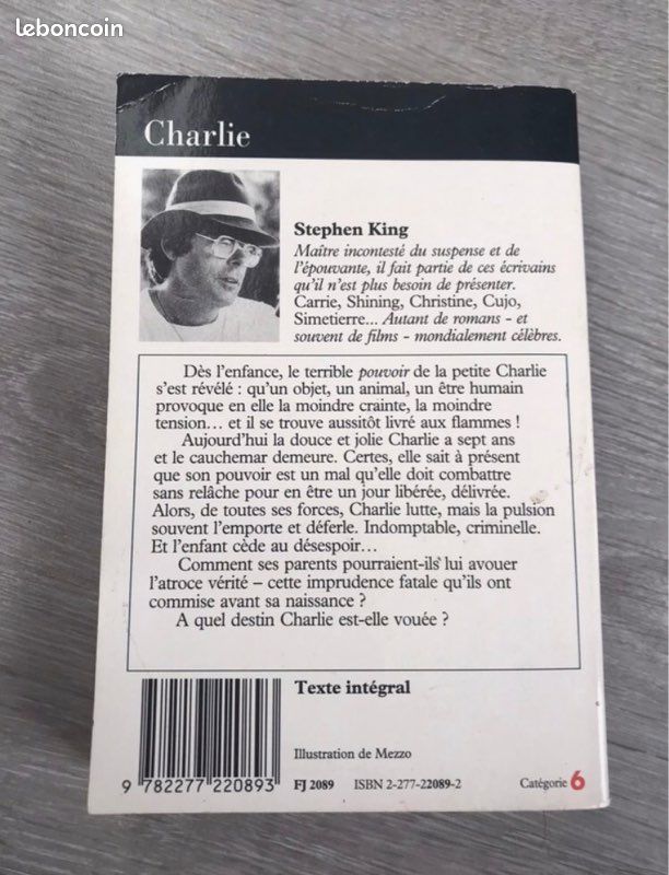 Livre « Charlie » Stephen King (image 2)