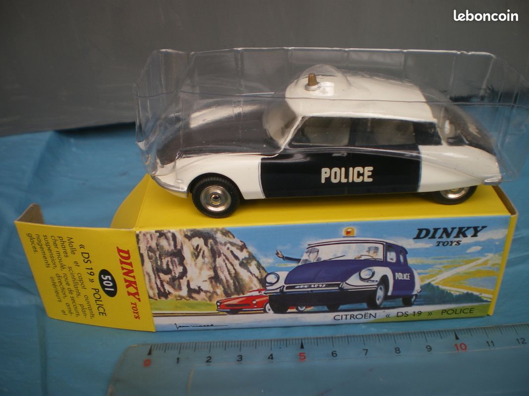 Dan-toys - Citroën Ds 19 - Couleur Gris Métal - Capot Et Ma - Foto 8