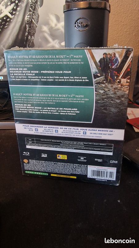 Harry Potter et les reliques de la mort partie 1 et 2 Blu ray + 3d (image 2)