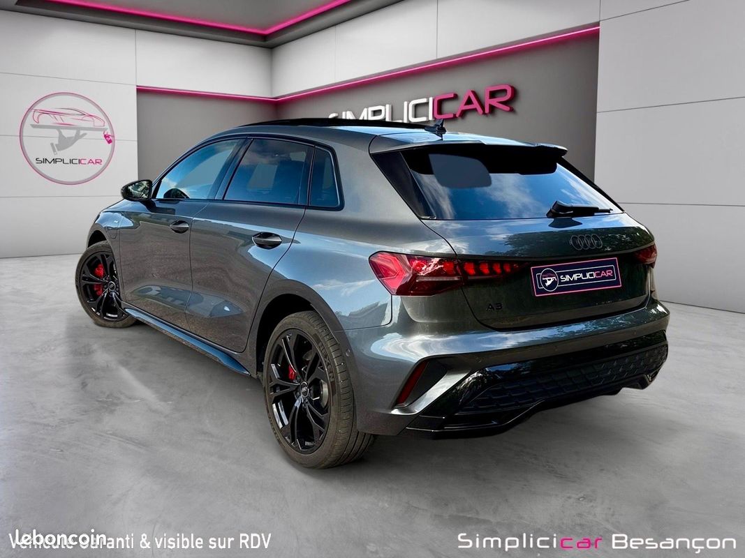AUDI A3 Sportback 45 TFSI e 272ch PHEV S line S tronic Garantie constructeur 2030 FR (image 3)