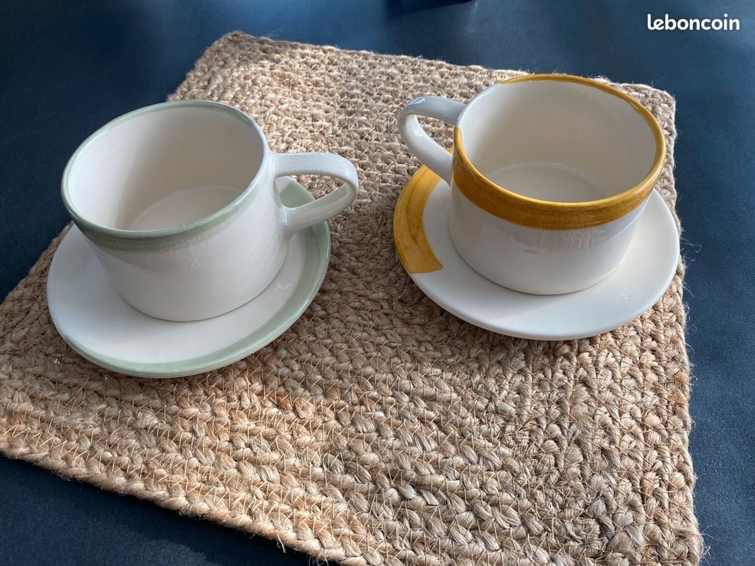 Tasses et sous-tasses Maison Lavoine (image 2)
