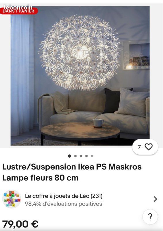 Mode d’emploi IKEA PS MASKROS Lampe