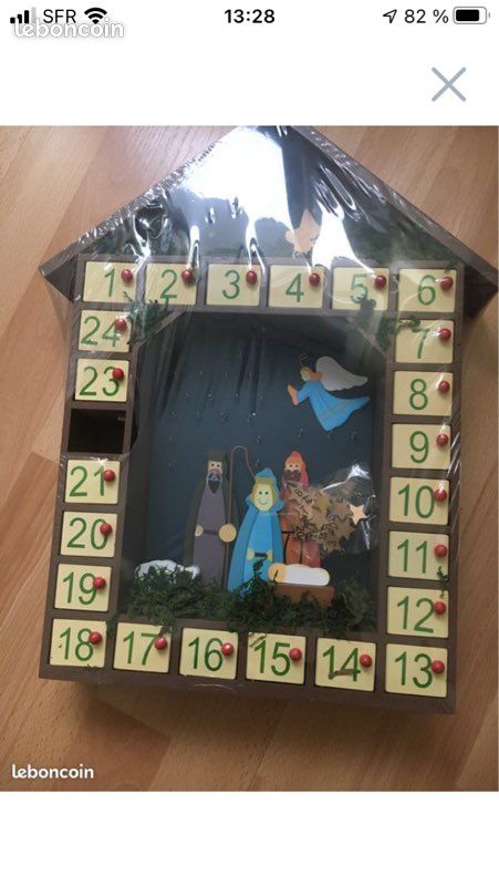 Calendrier de l’avant en bois (image 1)