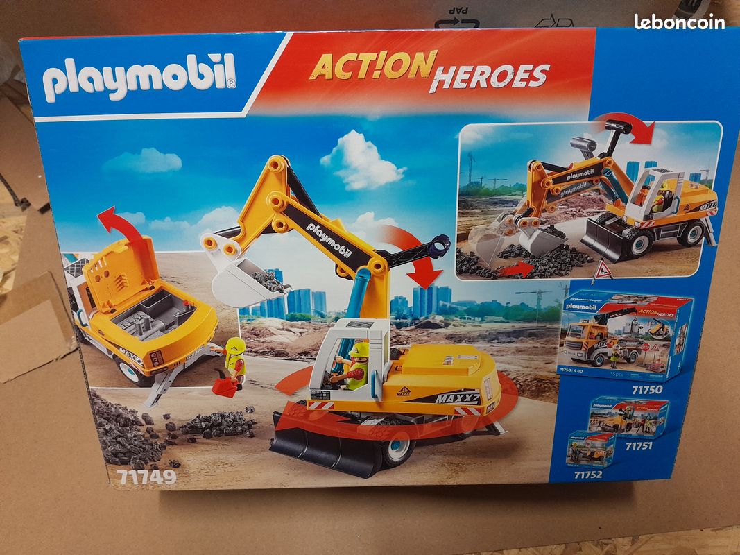 Pelleteuse playmobil 71749 (image 2)