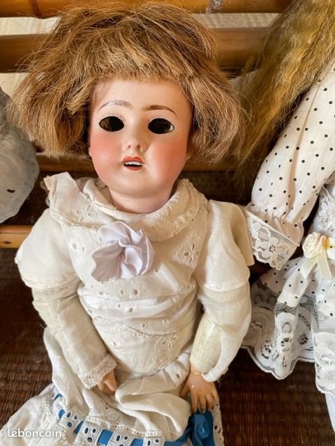 Poupée Ancienne Mignonnette Tête Porcelaine – 26 Cm, Fille, Occasion