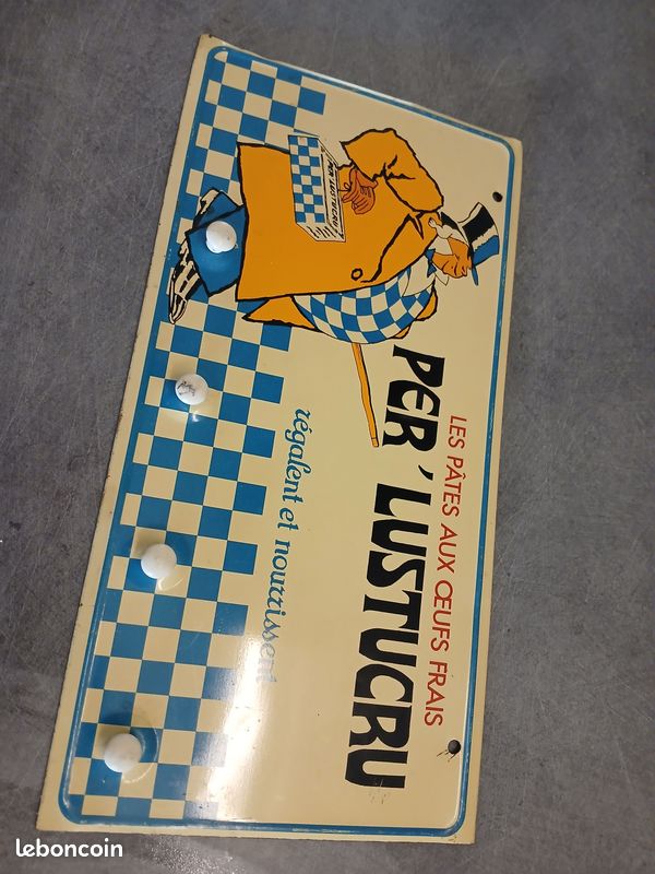 Mini boite carton publicitaire RIZ LUSTUCRU vintage 1960S