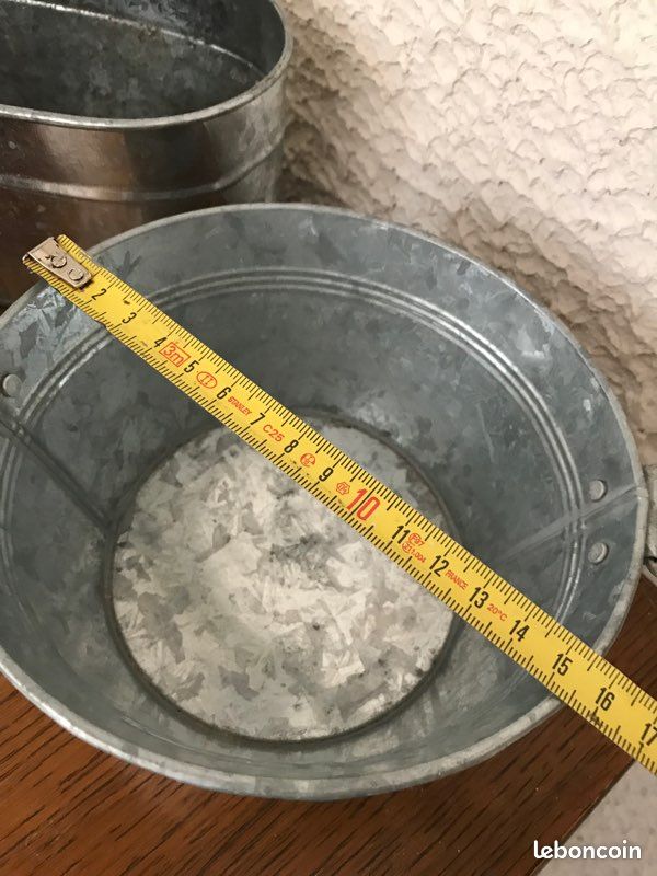 Lot de 3 caches pot en zinc (image 5)