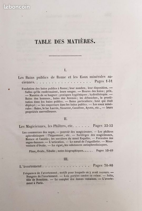 MEDECINE. Jules Rouyer. Etudes MEDICALES sur l'ANCIENNE ROME. E.O (image 3)