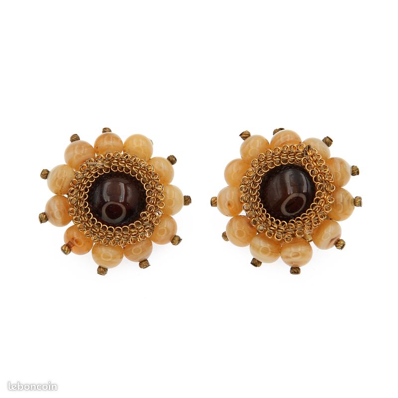 1 Paire Boucles D'oreilles À Perles Naturelles Baroques - Switzerland