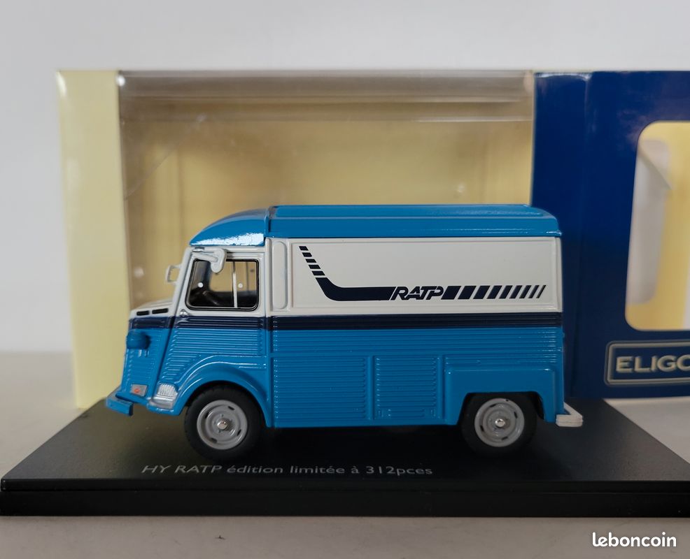 Camion Citroën HT RATP 1/43 - Eligor LE5633 101448 - Bleu & Blanc