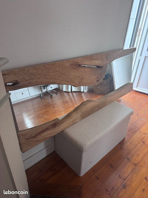 Miroir en chêne 70 x 50 cm - Accessoires de salle de bain - Tikamoon