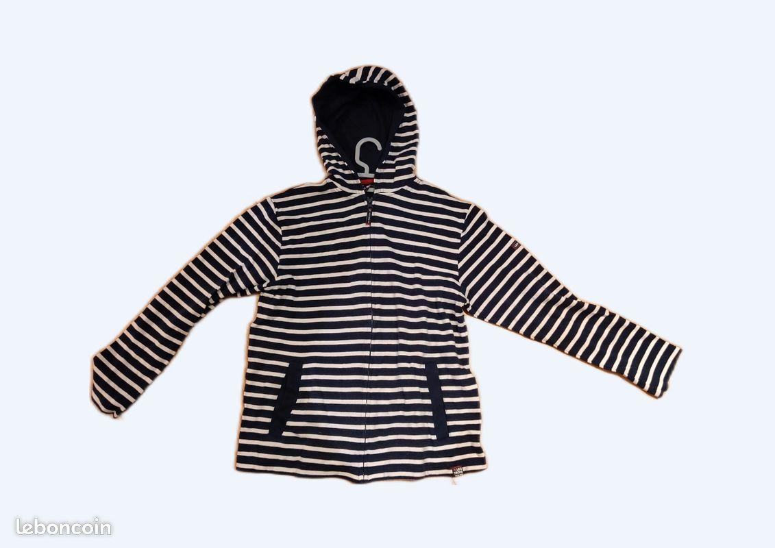 Gilet marinière Trois Mâts femme T3 (image 1)