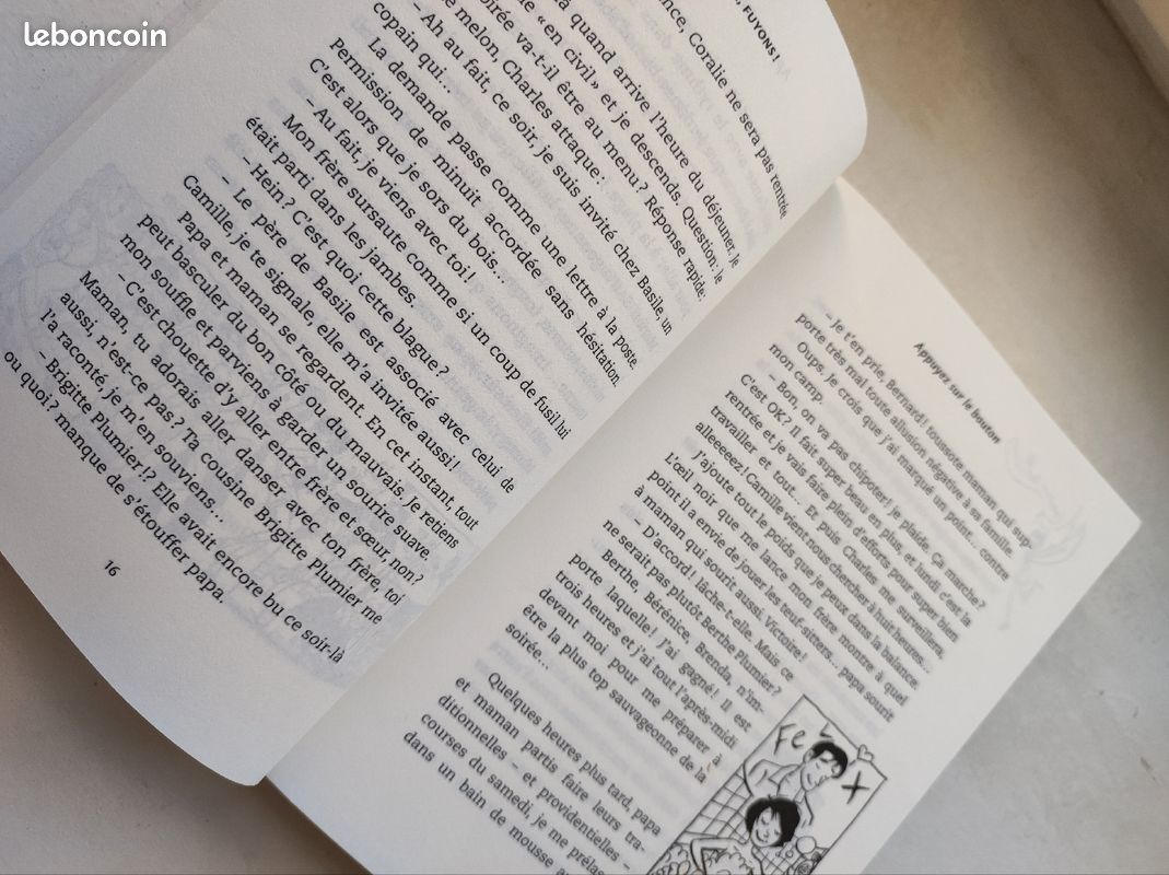 Livre : "Marion et Cie : Collège, fuyons " (Tome 3), de Fanny Joly (image 5)