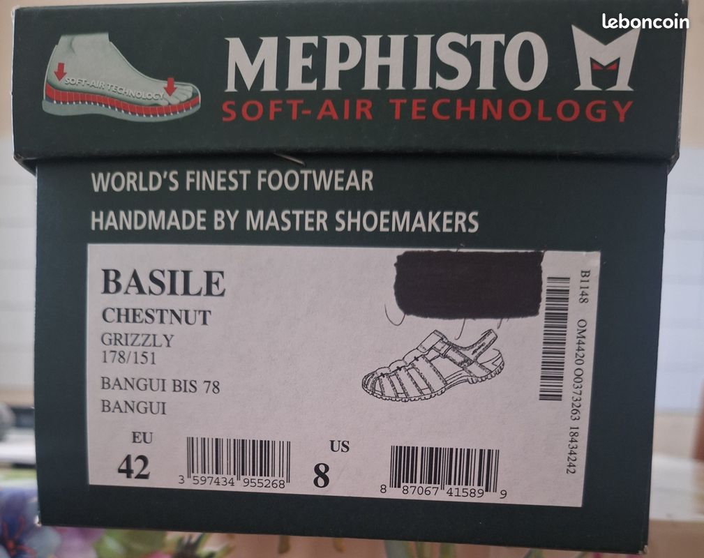 Sandales Mephisto BASILE pointure 42 (image 6)