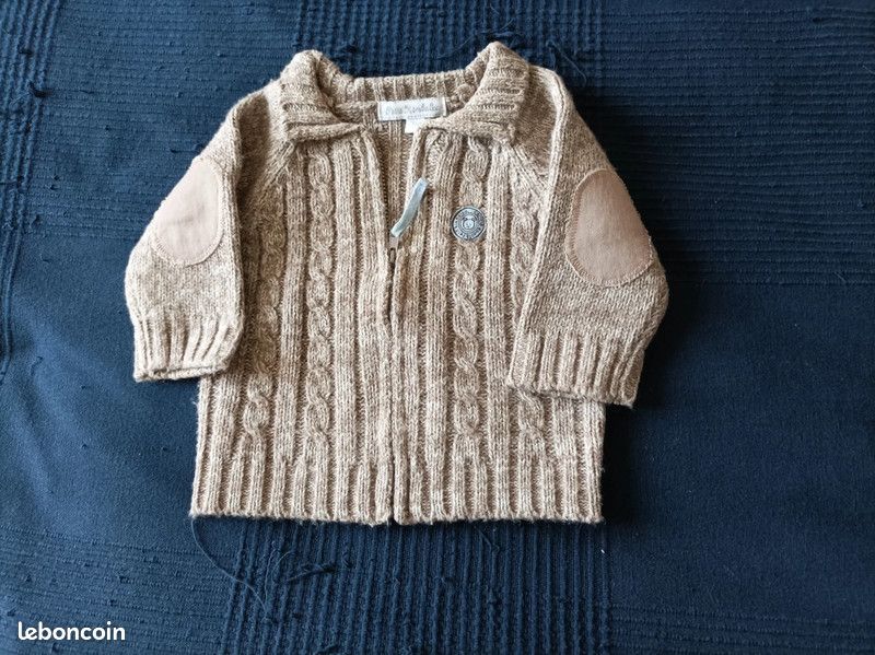 Gilet garçon Petit Kimbaloo 3 mois / ET91 (image 1)
