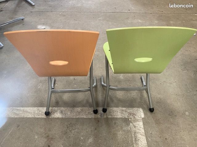 Tables de réfectoire avec chaises (image 6)