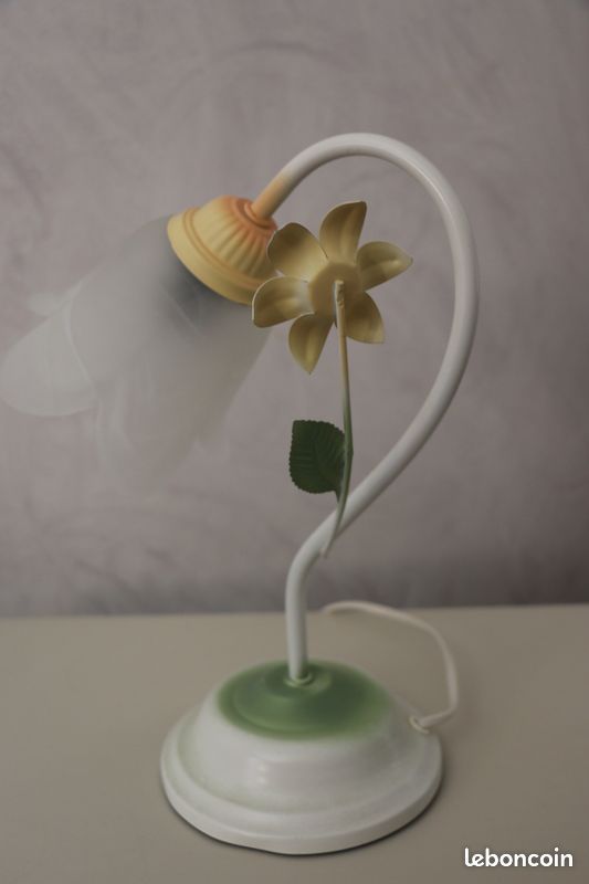Ensemble lustre en métal peint + lampe de chevet (assortis) (image 8)