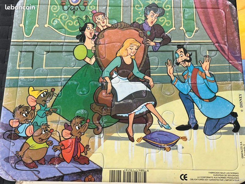 Lot livre et puzzle cendrillon (image 11)