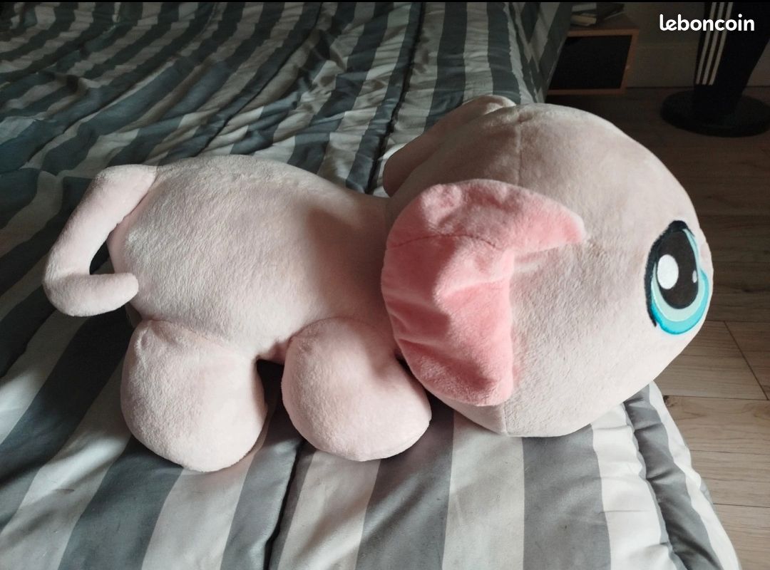Littlest Pet Shop - Peluche Panda 25 cm - Littlest Pet Shop LPS Panda Deluxe - Bandai