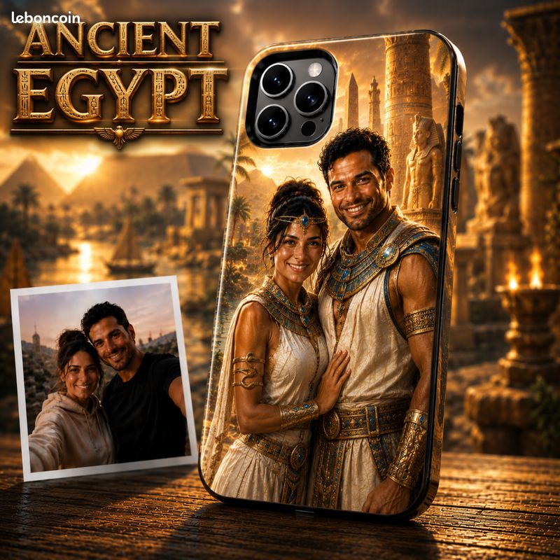 Coque de téléphone personnalisée depuis votre photo – CoupleChevalier & Princesse Fantasy (image 9)