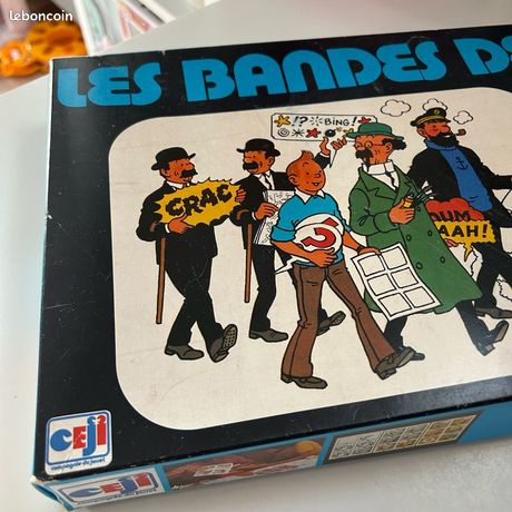 Jeu De Société Céji - Les Bandes Dessinées N°8 Tintin Et Milou, Rare Et D'occasion