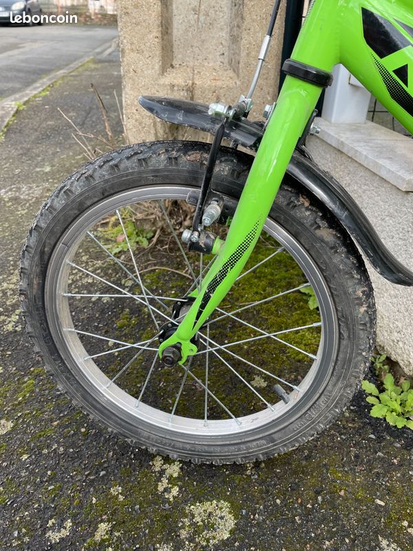 Vélo enfant 16- - Track Néon - Vert (image 4)