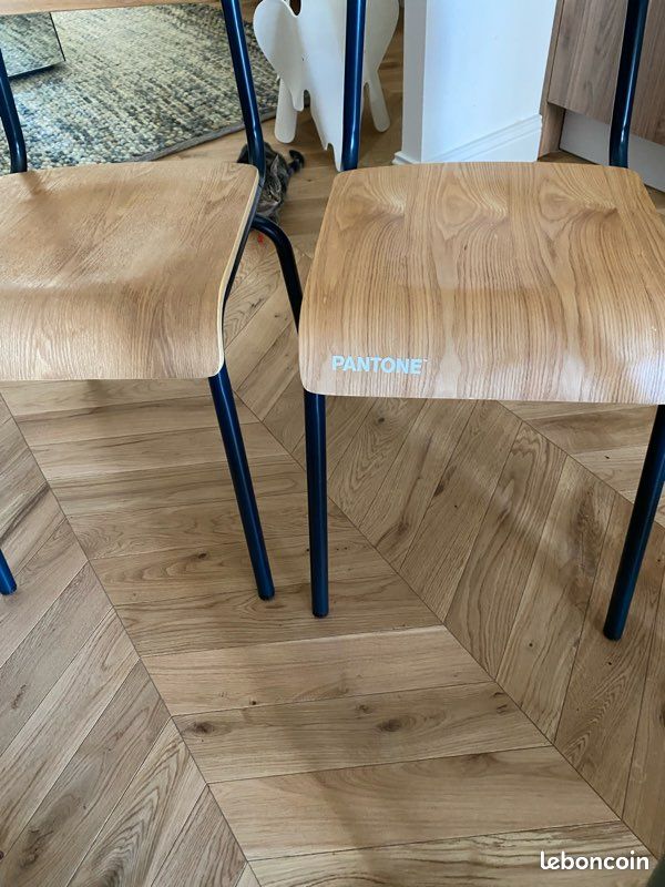 Lot de 6 chaises Pantone type écolier (image 5)