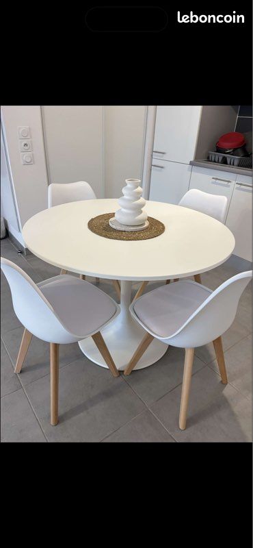 Ensemble de meubles design style moderne beige&blanc (image 2)