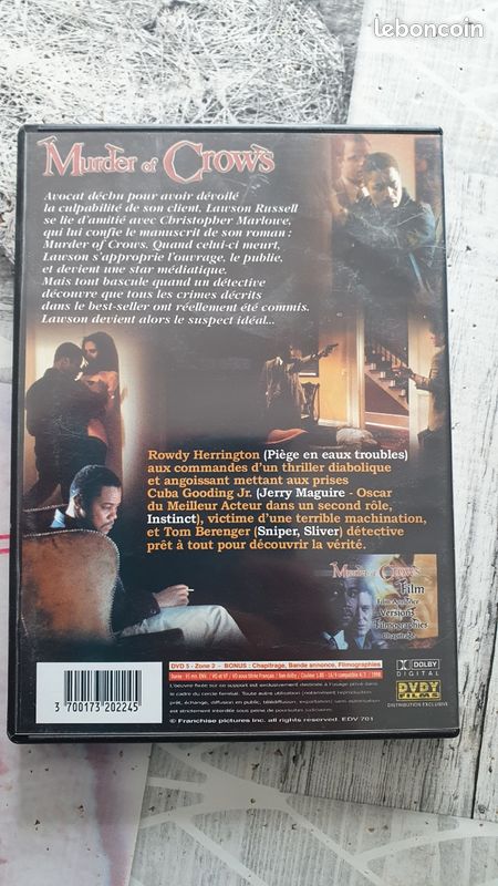 Dvd Murder of Crows (steph28) (image 2)