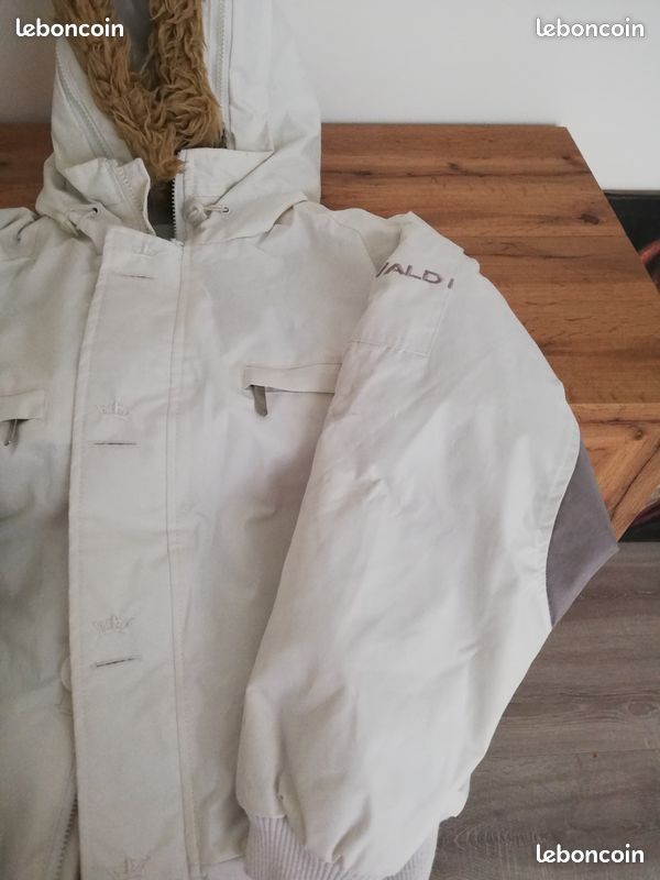Blouson Rivaldi Blanche Rivaldi Veste Doudoune Rivaldi