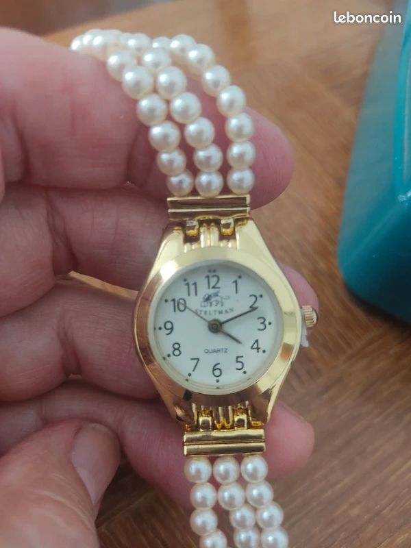 Jolie montre bracelet en perle (image 6)