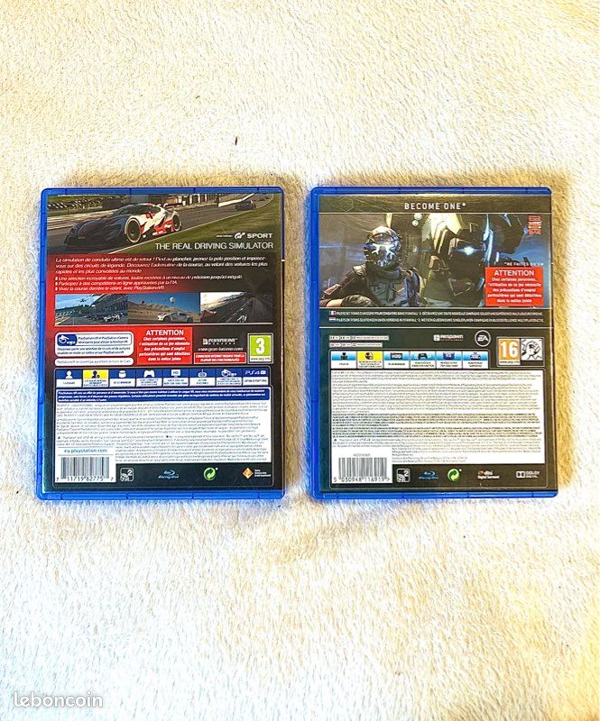 Lot de deux jeux PS4 - Titanfall 2 & Gran Turismo Sport (image 2)