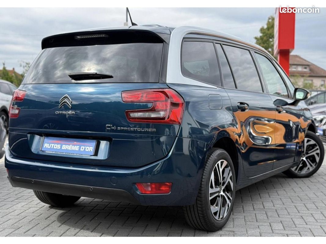 CITROEN Grand C4 Spacetourer 199/mois HDi 130ch 7PLACES VIRTUAL COCKPIT Camera LED AppleCarPlay AndroidAuto LED 1èreMAIN Aucun frais à prévoir Entretien à jour Origine française (image 2)