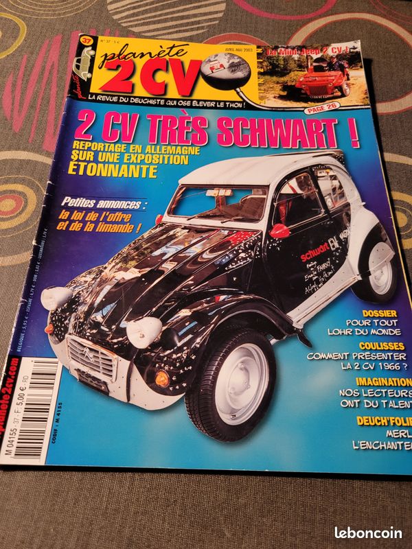 Collection Revues 2CV Magazine - Numéros 1 à 39 (1998-2004) - Occasion, état Correct