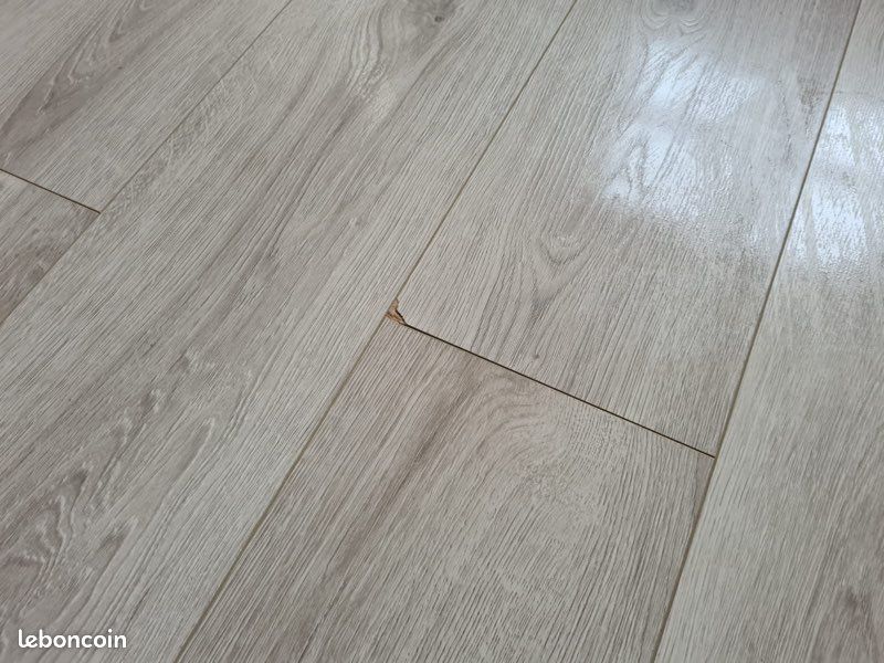 Parquet stratifié grisé (image 6)