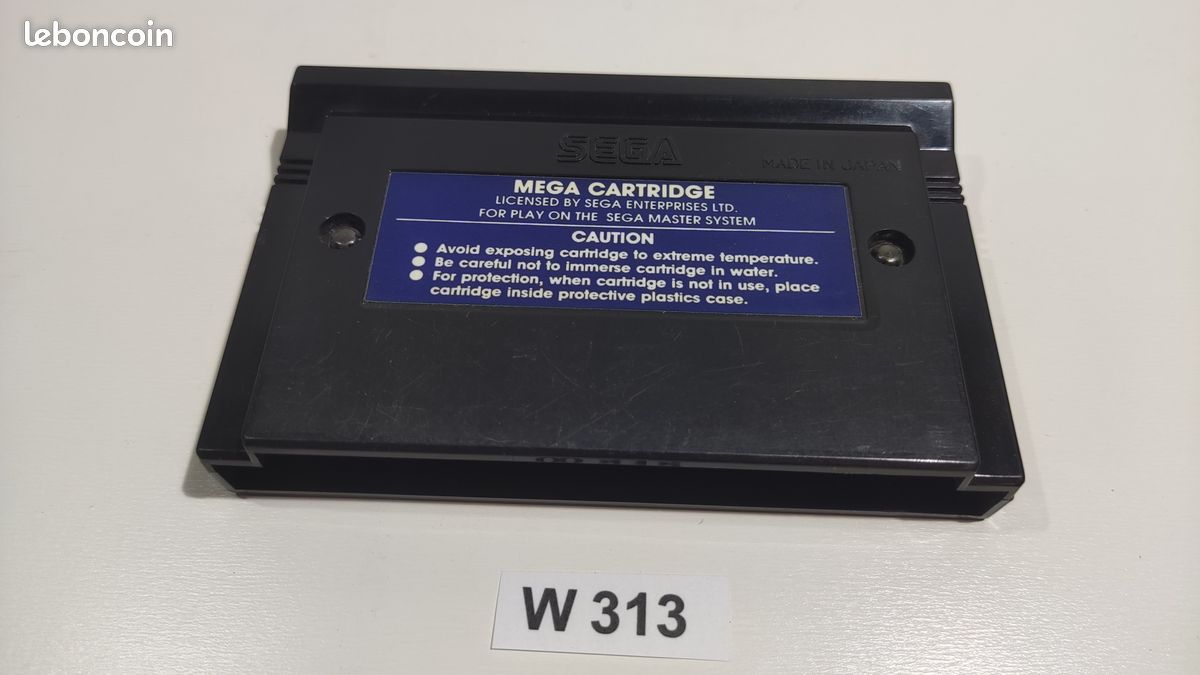 Jeu Rampart Pour Sega Master System - Édition 1991, Comme Neuf, Origine Japon